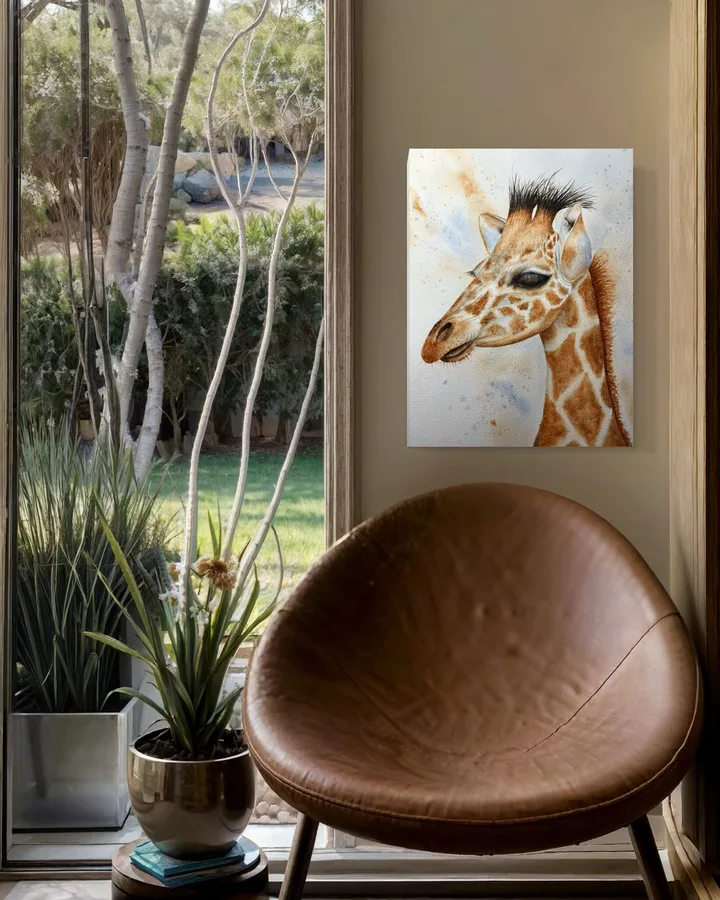 A Young Giraffe (SOLD)