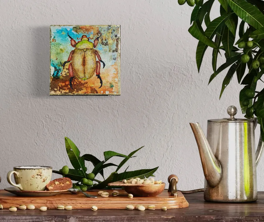 Christmas Beetle – Gold Block Series