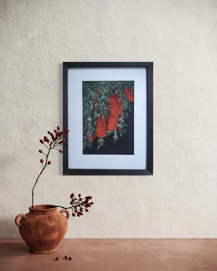 Fiery Bottle Brush