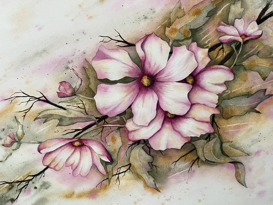 Florals in Autumn Tones