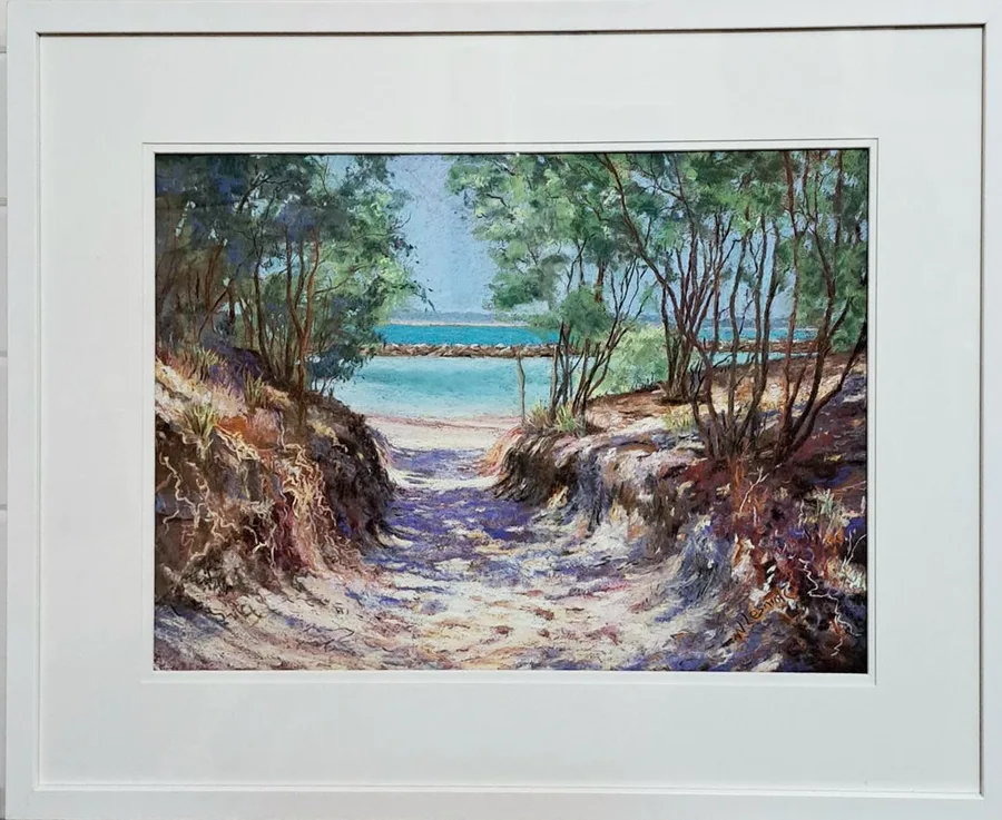 Grannies Pool, a pastel work by Wendy Lesniak