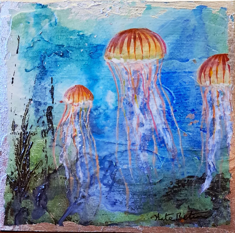 Jellyfish – Silver Block Series
