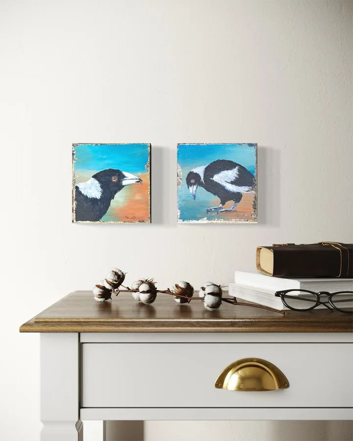 Magpie 1 Gold Block Series (SOLD)