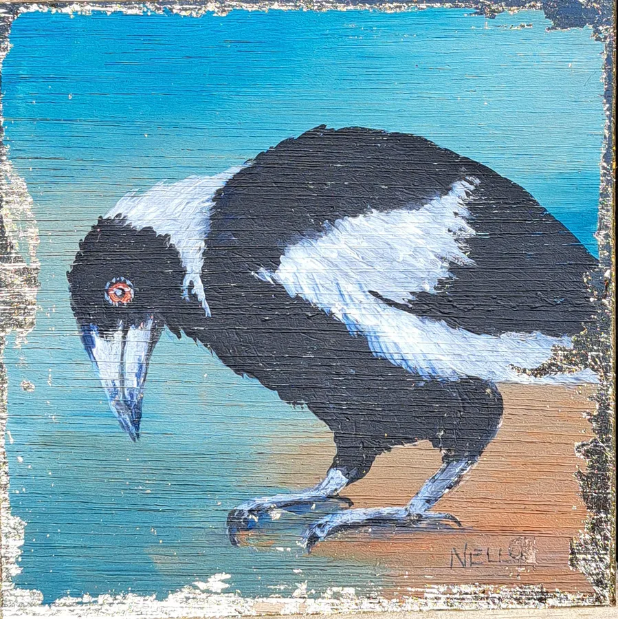 Magpie 1 Gold Block Series (SOLD)