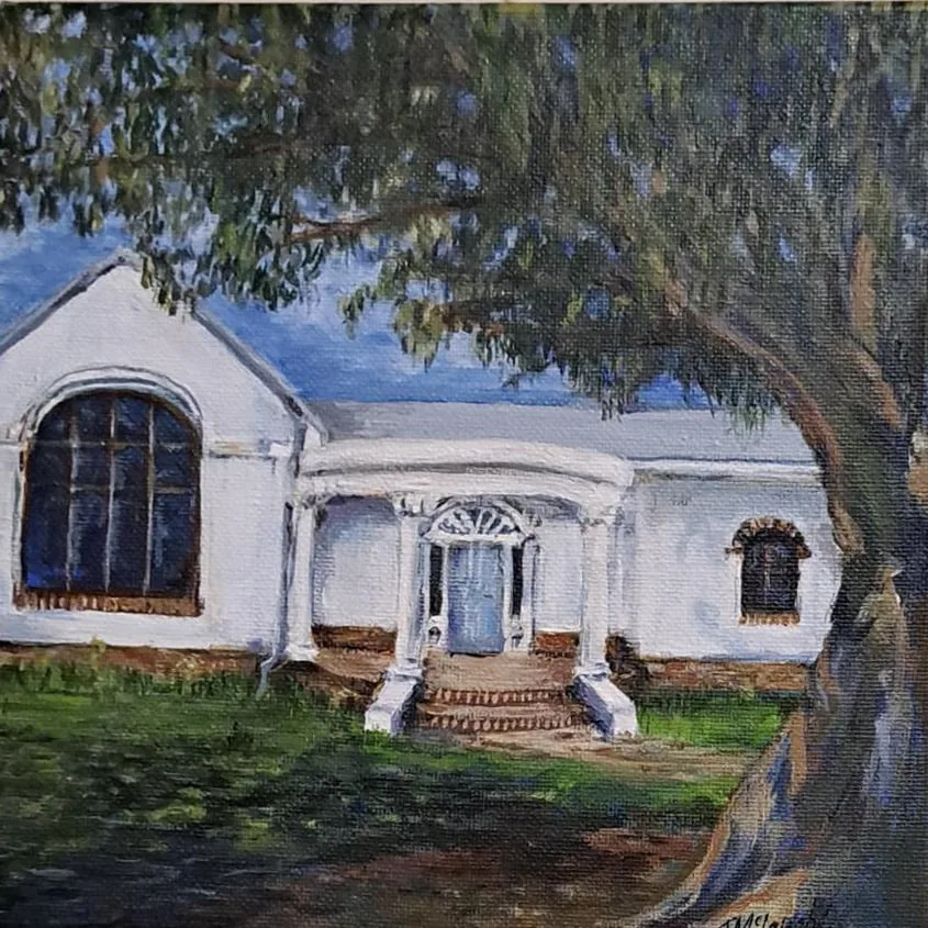 Old Awaba House, an acrylic work by Jacqulynn McLaughlan