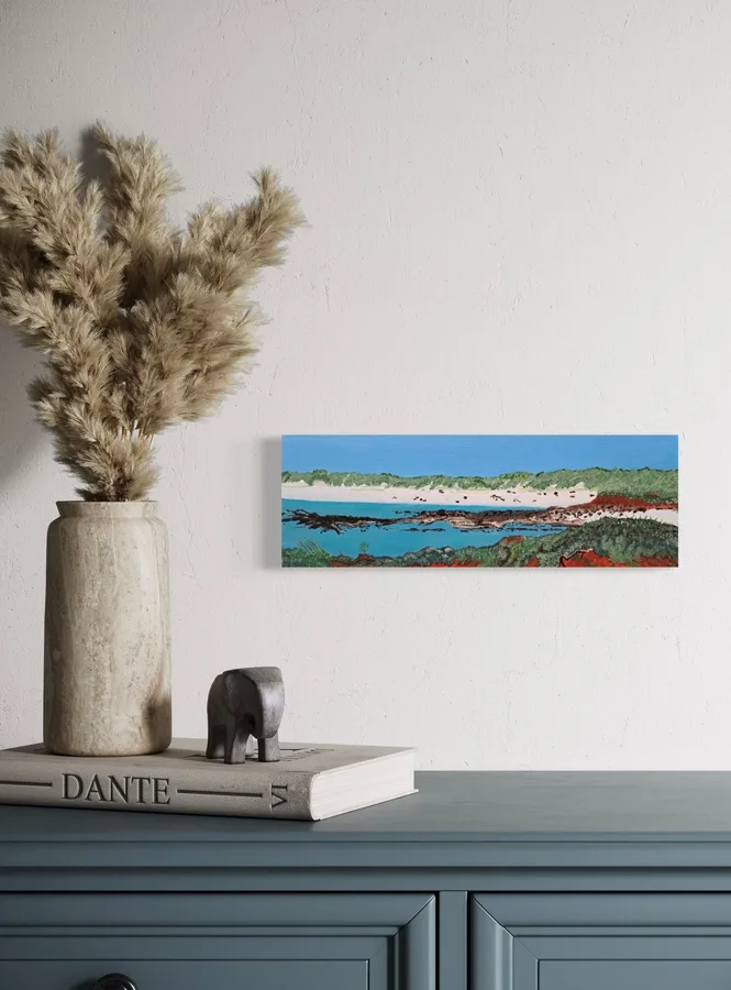 Overlooking Beach at Broome – Brick on the Wall