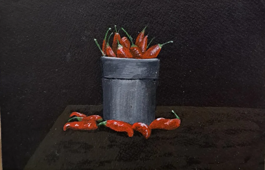 Pot of Chillies