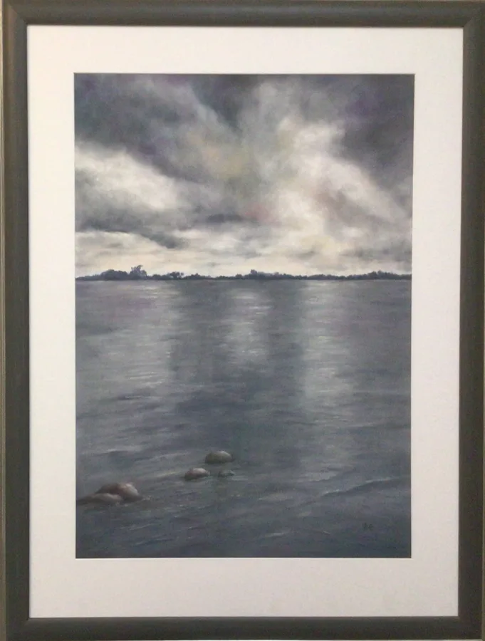 Reflection of the Storm, a pastel work by Susan Eve