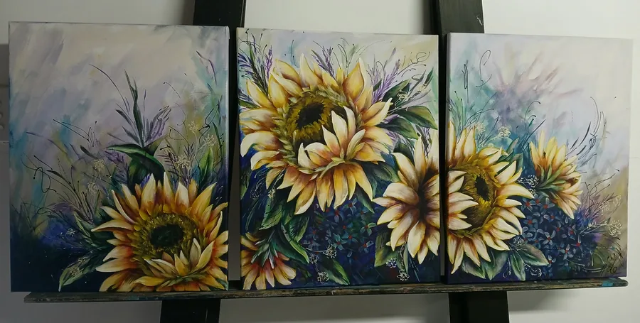 Sunflowers Workshop with Kathryn deBoer