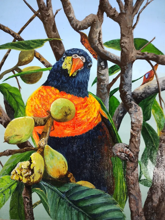 Visiting the Loquat Tree